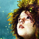 Crop of the cover art from Big Cat and Other Stories by Gwyneth Jones.